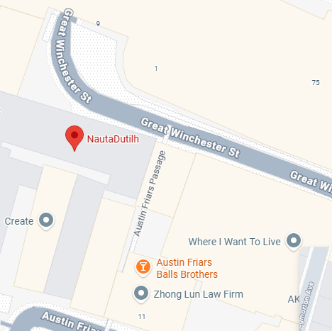 Map of Londen office location