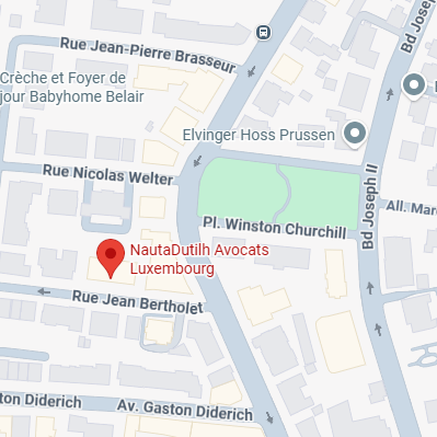 map of officebuilding NautaDutilh Luxembourg